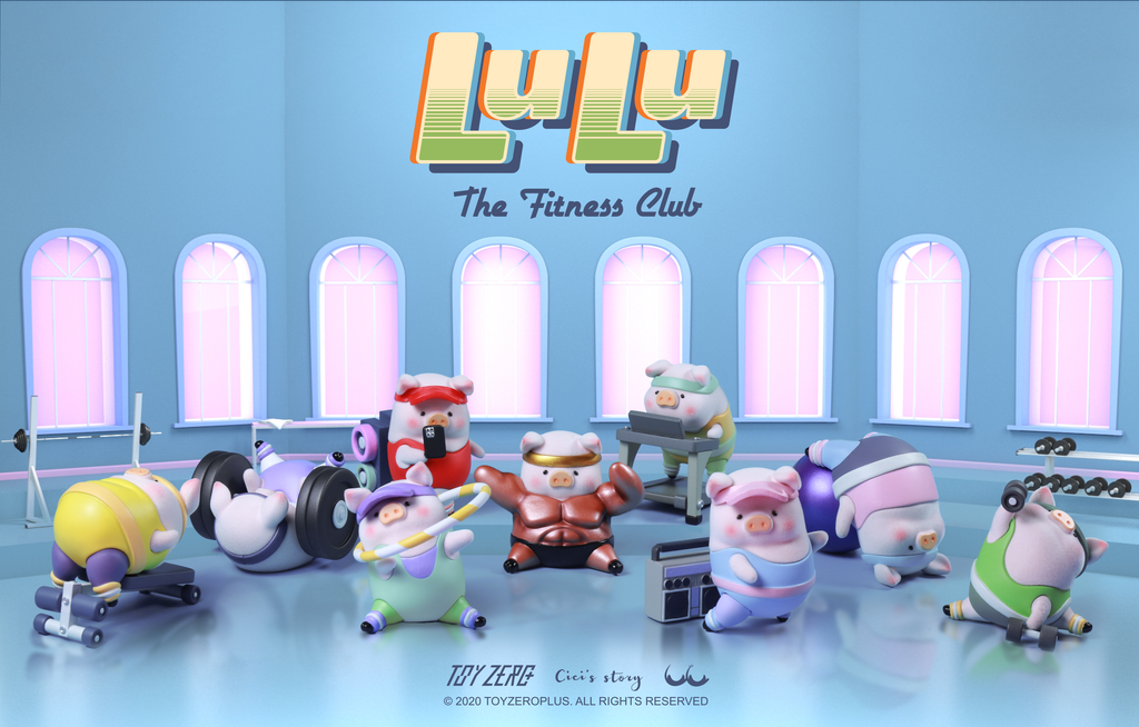 Lulu the Piggy - Fitness Club Blind Box Series – LuLu The Piggy