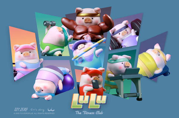 Lulu the Piggy - Fitness Club Blind Box Series – LuLu The Piggy