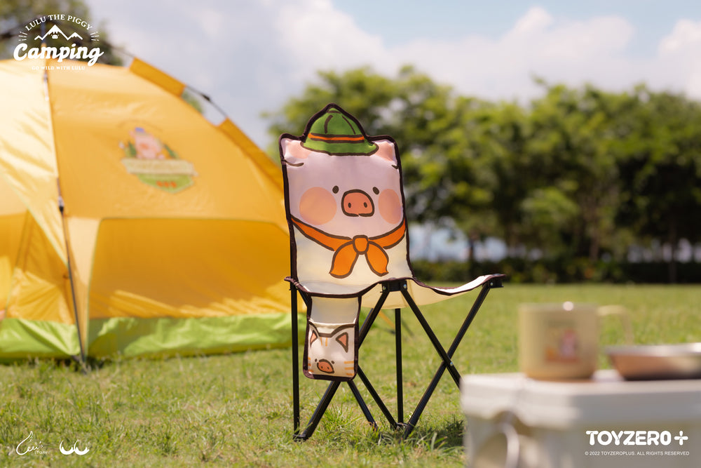 
            
                Load image into Gallery viewer, LuLu The Piggy Camping - Foldable Chair
            
        