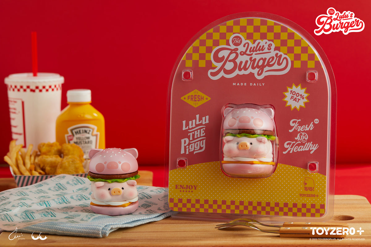 Lulu The Piggy Burger - Pink – LuLu The Piggy