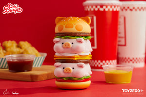 罐頭豬LuLu 疊疊樂漢堡 (原色款)