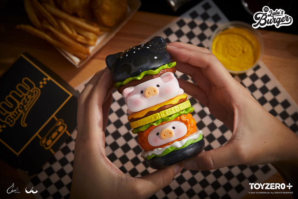 
            
                Load image into Gallery viewer, Lulu The Piggy Burger - Golden Black
            
        