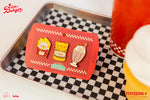 Lulu The Piggy Burger - Pins set