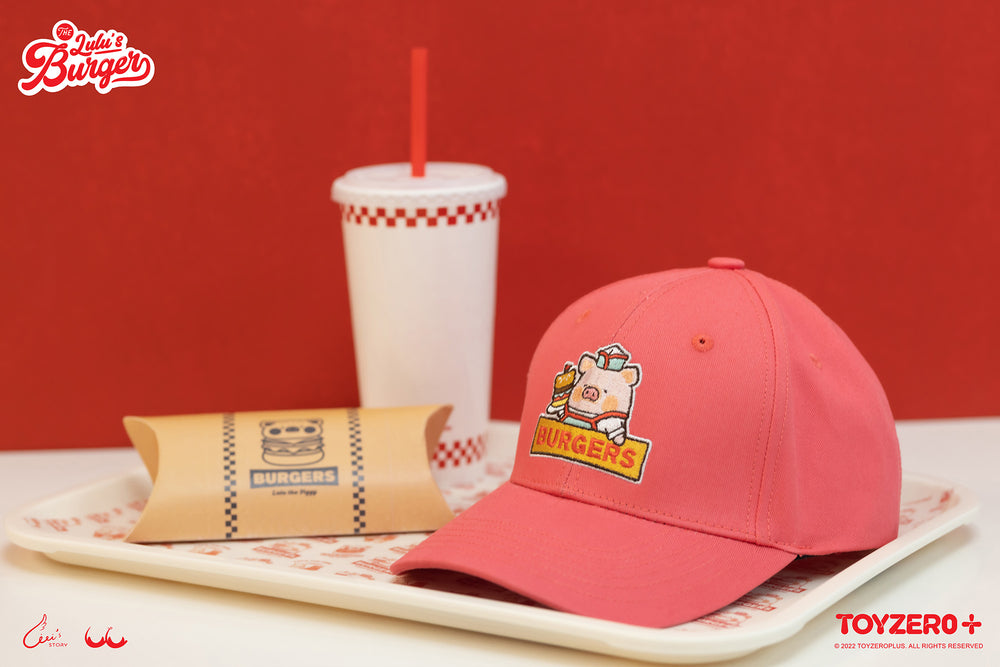 罐頭豬LuLu漢堡系列 -  紅色帽 