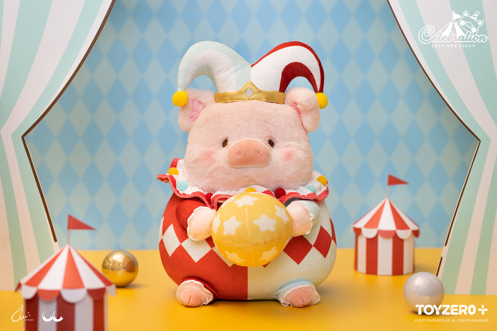 LuLu The Piggy Celebration - Clown LuLu 30 cm Plush