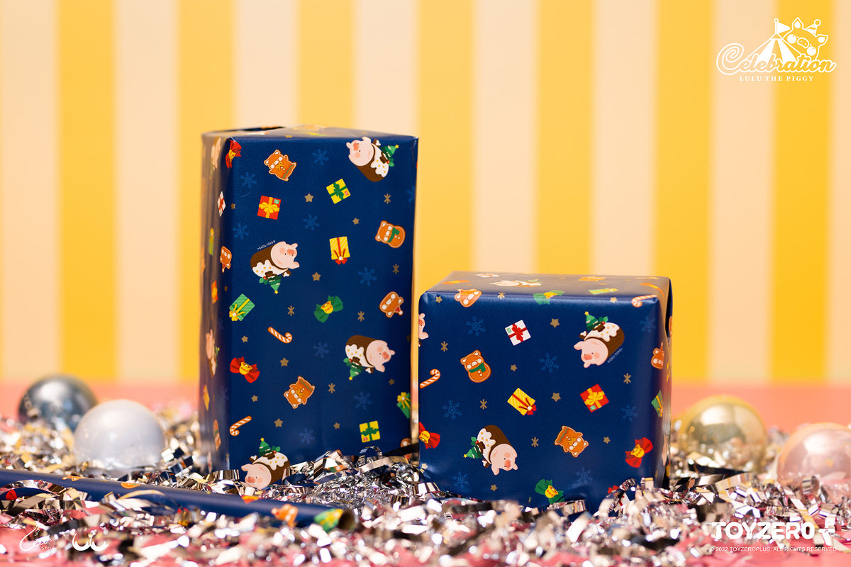 LuLu The Piggy Christmasland Wrapping Paper
