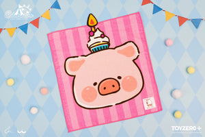 LuLu The Piggy Celebration - Birthday Cake Handkerchief
