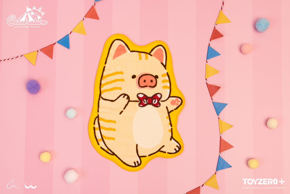 
            
                Load image into Gallery viewer, LuLu The Piggy Celebration - Kitty Towel
            
        