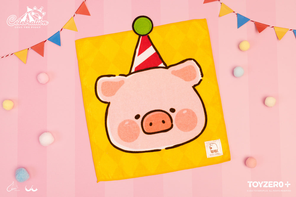
            
                Load image into Gallery viewer, LuLu The Piggy Celebration - Clown Handkerchief
            
        