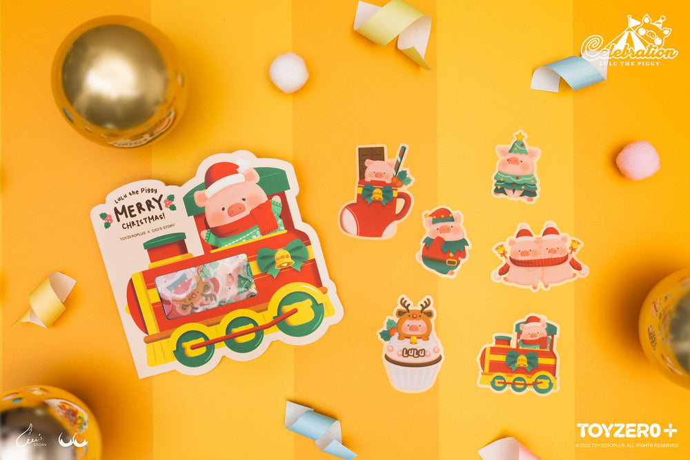 
            
                Load image into Gallery viewer, LuLu The Piggy Christmasland - Sticker Pack
            
        