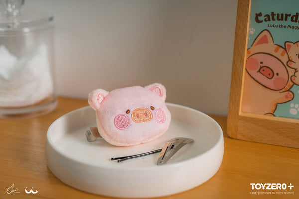 LuLu The Piggy Caturday - Plush Hair Clip (LuLu/MiMi)