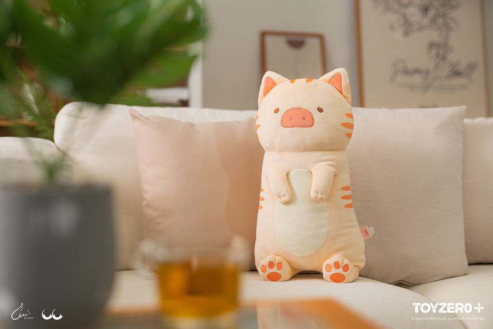 LuLu The Piggy Caturday - Kitty 50cm Soft Body Pillow
