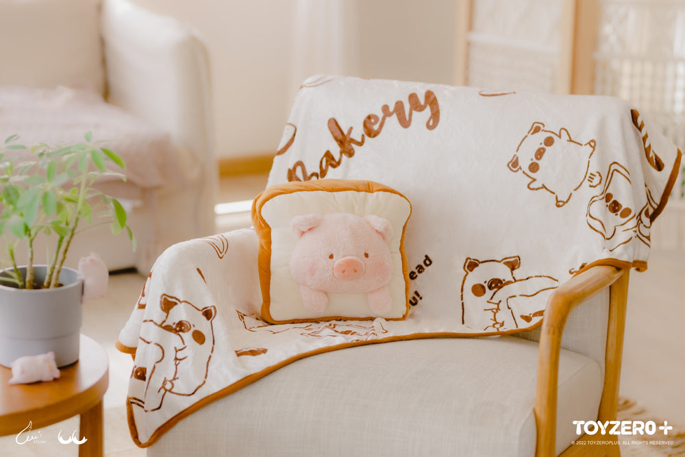罐頭豬 LuLu 經典系列空調毯抱枕